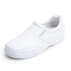 Scarpe da donna e uomo Comfort pelle bianca da infermiera 2608 larga uniforme medica ospedaliera - Product Image 1