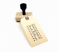 Tampon encreur en bois fait main, personnalisé, avec motif petit animal, pour enfants et étudiants, fournitures scolaires, jouet, taille standard