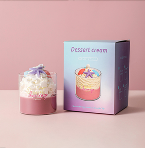 Bougie parfumée <span class=keywords><strong>de</strong></span> luxe pour desserts, artisanale, DIY, <span class=keywords><strong>en</strong></span> forme <span class=keywords><strong>de</strong></span> gâteau, avec décoration fantaisie, parfum crème glacée, pour aromathérapie, vente <span class=keywords><strong>en</strong></span> <span class=keywords><strong>gros</strong></span> - Product Image 5