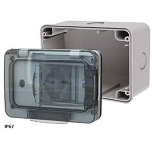 Boîtier mural 4BOX IP67 en plastique rigide, étanche, pour conduite, couleur blanche - Product Image 2