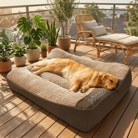 Lit pour chien, Nid pour animaux de compagnie XXL, Lit de luxe pour chien, Grand lit épais anti-griffures, Protection de la colonne vertébrale, Matelas orthopédique pour chien et chat