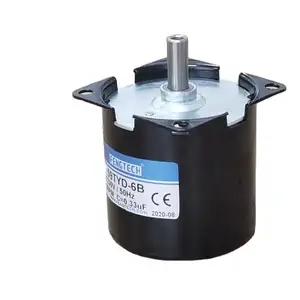 230v AC motor with damped brake and reversible gear reducer