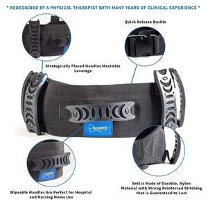 Ceintures de transfert patient MESOROCK avec 6 poignées lourdes Ceintures de transfert de ceinture de démarche pour les personnes âgées avec boucle de fixation facile - Product Image 6