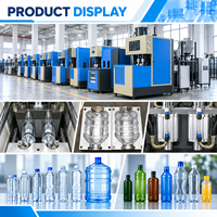 Machine de soufflage de bouteilles PET semi-automatique pour bouteilles d'eau et de boissons de 200 ml, 500 ml et 1 L