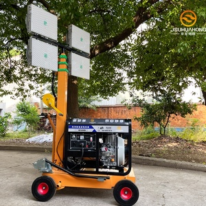 Chất lượng đầu tiên bán nóng dẫn 1000W pushcart ngọn hải đăng xây dựng ngoài trời chiếu sáng xăng hoặc Máy phát điện diesel tháp ánh sáng - Product Image 4