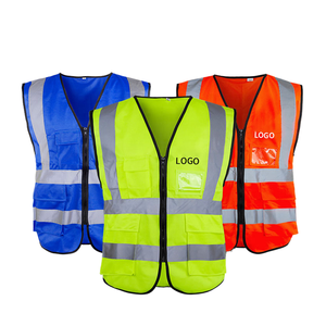 Chaleco <span class=keywords><strong>de</strong></span> Seguridad Amarillo <span class=keywords><strong>de</strong></span> Alta Visibilidad Reflectante ANSI Clase 2 para Obras, Trabajo Industrial, Ajustable, Unisex - Product Image 1