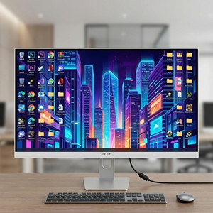 Ordinateur de bureau Acer 27 pouces avec écran 4K UHD, ordinateurs tout-en-un, <span class=keywords><strong>PC</strong></span> AIO, ordinateur pour <span class=keywords><strong>studio</strong></span> de conception graphique - Product Image 1