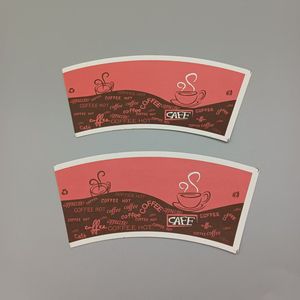 Material para Vasos de Papel, Ventilador para Vasos de Papel, 100% Ecológico, Impresión Personalizada, Troquelado, Grado Alimenticio - Product Image 1