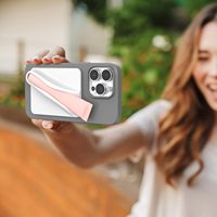Support de téléphone en silicone de qualité alimentaire FDA/LFGB pour rouge à lèvres, à coller sur l'arrière de l'étui, pour utilisation en extérieur, compatible iPhone et Android