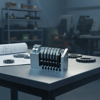 Nueva Máquina Numeradora de 6 Dígitos para Codificación de Números en Impresoras Offset 4X8, 36X25X17MM