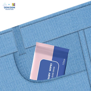 Fabricant de lingettes pour bébés à étiquette privée personnalisée, lingettes pour bébés biodégradables en petit format, lingettes humides pour bébés sans parfum, sans alcool, lingettes nettoyantes - Product Image 5