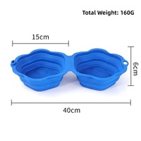 Bol pliable pour animaux de compagnie en silicone, nouveau style, mignon, portable, pour boire et manger, pliable, pour chat