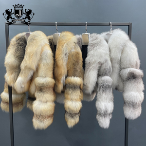 JANEFUR جاكيت فراء فاخر للنساء جاكيت فرو حقيقي قابل للتخصيص معطف ثعلب حقيقي - Product Image 2