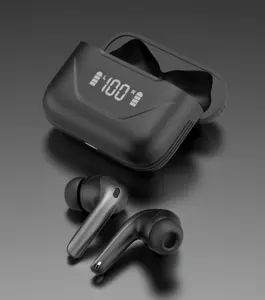 2024 ENC çift mikrofon BT5.3 TWS Bluetooth kulaklık Mini kulaklık ile Bluetooth kulaklık dijital ekran kablosuz TYPE-C A17