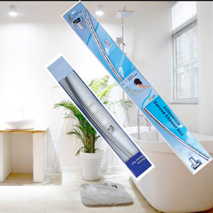 <span class=keywords><strong>Tringle</strong></span> de Douche Industrielle Noire Mate, <span class=keywords><strong>Tringle</strong></span> à Tension Réglable Robuste <span class=keywords><strong>pour</strong></span> Fenêtre de Salle de Bain - Product Image 6