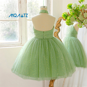 Vestido de Noche Elegante MQATZ <span class=keywords><strong>para</strong></span> <span class=keywords><strong>Niñas</strong></span>, Espalda Descubierta, Estampado, <span class=keywords><strong>para</strong></span> Fiestas Infantiles, Eventos de Princesas, Fiestas <span class=keywords><strong>para</strong></span> <span class=keywords><strong>Adolescentes</strong></span> ALP689 - Product Image 3