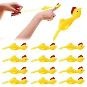 Juguete de Catapulta de Dedo con Forma de Pavo Elástico Certificado EN71 para Niños - Juguete Antiestrés, Slingshot Elástico, Animal Volador, Regalo - Product Image 2