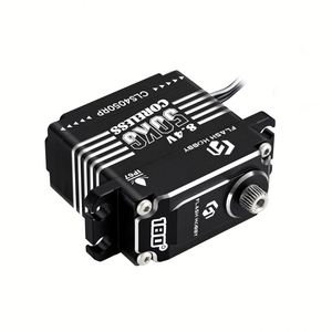 Motor Servo Micro Digital sin Núcleo con Engranaje Helicoidal y Potenciómetro Impermeable CLS4050RP de 50KG de Torque, Carcasa de Aluminio CNC, 6-8.4V para RC - Product Image 3