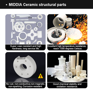 Middia Gốm sứ công nghiệp Zirconia gốm khuấy que với Hàn Cắt Uốn dịch vụ cho các bộ phận gốm điện tử - Product Image 6