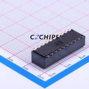 DSPV10LSGET DIP Switch SMD-20P,9x26.8mm Switch Piano Key Single Pole Single Throw 10 2.54mm - Product Image 2