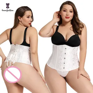 Bruiloft Outfits Fitness Afslanken Riem Tummy Controle Gordel Fajas Corselet 14 Steel Bone Corset Taille Trainer Voor Gewichtsverlies