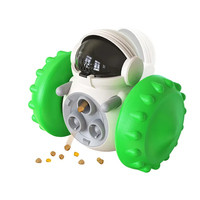 Jouets Électriques Durables pour Chiens et Chats à Mouvement Gravitationnel – Nouveautés Interactives et Mobiles avec Trou de Distribution de Nourriture