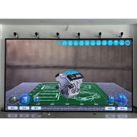 Panneau mural vidéo LED 3D personnalisé de haute qualité Écran micro LED 3D Écran d'affichage LED intérieur
