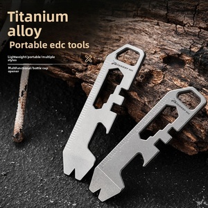 Mini Herramienta Multiusos de Aleación de Titanio, Regla, Llave Inglesa, Abrebotellas, Herramienta de Bolsillo Portátil para Camping, con Logotipo Personalizado, China - Product Image 1