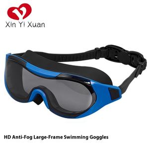 Lunettes de natation pour enfants OEM, vision large, réglables, étanches, HD, anti-buée, avec verres transparents et sangles en silicone - Product Image 2
