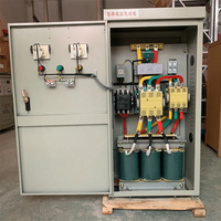 Panneau de commande de compresseur à transformateur automatique triphasé 380V/400V 115KW 242A en acier inoxydable robuste, démarreur autotransformateur IP