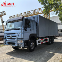 Sinotruk Howo 8x4 12 roues Fast Gear Diesel Carburant Euro 2/3 Conteneur Cargo Van Truck
