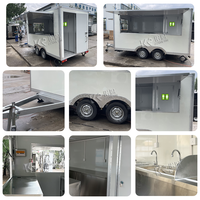 Camion de nourriture pour Falafel Hôtel Chariot roulant avec toilette Café Chariot Foodtrailer Drivable Food Truck Trailer