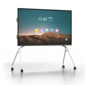 Tablero inteligente electrónico interactivo de panel plano de 65 "Tablero interactivo de género de pizarra blanca de enseñanza todo en uno