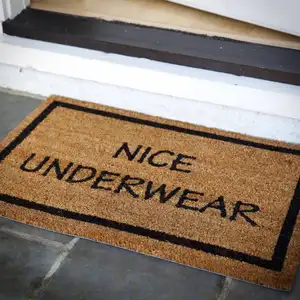 Wholesale Personalized Custom Print Word Text Quote Funny Saying Welcome Coir Doormats