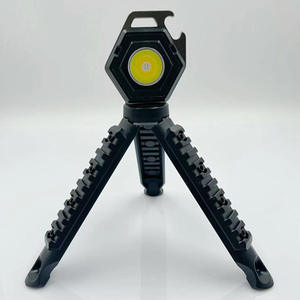 Super Bright COB LED Keychain Flashlight USB Rechargeable Mini Work Light with Magnetic Base Bottle Opener Waterproof Multi fu - Product Image 5