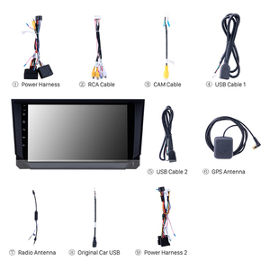 Pemutar Multimedia mobil <span class=keywords><strong>Android</strong></span> 11 2 Din layar 9 inci, pemutar Multimedia mobil WIFI dengan fitur GPS Radio mobil untuk tempat duduk Ibiza 2017 ~ 2020 4G WIFI - Product Image 4