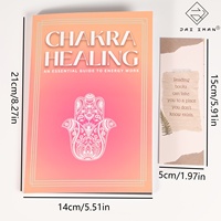 JAI IMAN 96 pages A5 Cahier de guérison des chakras et deux marque-pages Cahier d'exercices d'équilibre énergétique émotionnel