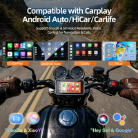 Grandnavi Nouveau système de navigation pour moto étanche 6 pouces CarPlay Android Auto 1920x1080 Street/Dual Sport/Off-road Appel BT Siri