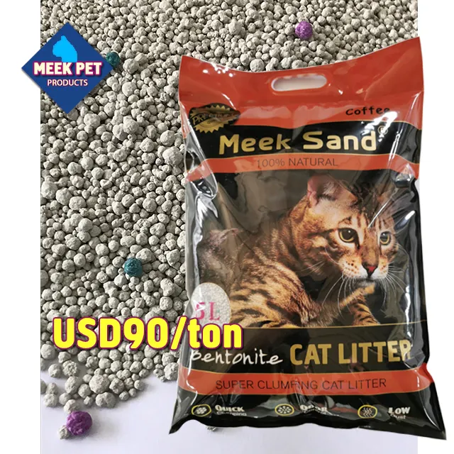 Kattenbakvulling grooming bentoniet groothandel fabriek export bulk kat zand klei