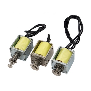 SRUIS DC 3 ~ 6V Mini électro-<span class=keywords><strong>aimant</strong></span> solénoïde Push Pull Through Type <span class=keywords><strong>aimant</strong></span> électrique pour Push Pull électroaimant outils électronique c - Product Image 1