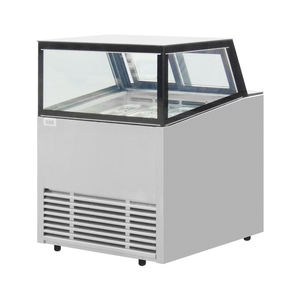 Refroidisseur d'affichage de crème glacée et de gâteau d'acier inoxydable refroidissant le réfrigérateur de vitrine de congélateur de coffre - Product Image 2