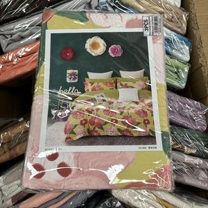 Bán Buôn Khăn Trải Giường Bộ Đồ Giường Đặt 3Pcs Phẳng Khăn Trải Giường Nữ Hoàng Kích Thước 3 Cái Bông Khăn Trải Giường Bộ - Product Image 1