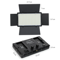 Lumière vidéo LED-600, lumière de photographie professionnelle, réglable en intensité, 3200-5600K, pour studio, diffusion en direct, maquillage, photographie en direct