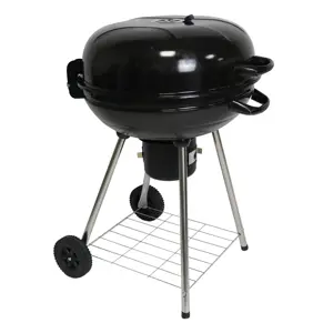 Bouilloire Barbecue-charbon Portable de 22 pouces, grilles et fumoir avec quatre pieds pour l'extérieur, Support de gril de Camping en acier de 70 Cm