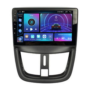 Marco Multimedia para coche, adaptador de ajuste de Audio, Cable embellecedor de tablero, Panel Facia de 10 pulgadas para PEUGEOT 207 2006-2010 9 pulgadas - Product Image 1