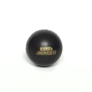 Custom logo afdrukken 6.3 cm 7 cm squeeze PU foam stress bal