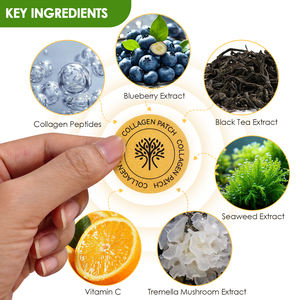 Acentiallabs 30 ספירת ויטמינים קולגן תוספת עור טלאי עור עמידות גמישות טלאים קולגן לנשים - Product Image 5
