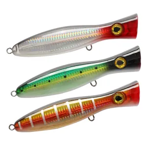 Saltwater Popper Fishing Lure Popper Bass Bait Large Surface Tuna