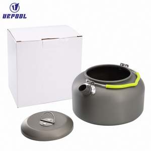 Ustensiles de cuisine portables pour l'extérieur, <span class=keywords><strong>mini</strong></span> théière de camping, <span class=keywords><strong>pot</strong></span> à eau de pique-nique avec sac de rangement <span class=keywords><strong>en</strong></span> filet pour la randonnée, la pêche, vaisselle écologique - Product Image 3