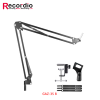 Support de microphone mural professionnel GAZ-35 en métal, réglable, durable et léger pour l'enregistrement en studio